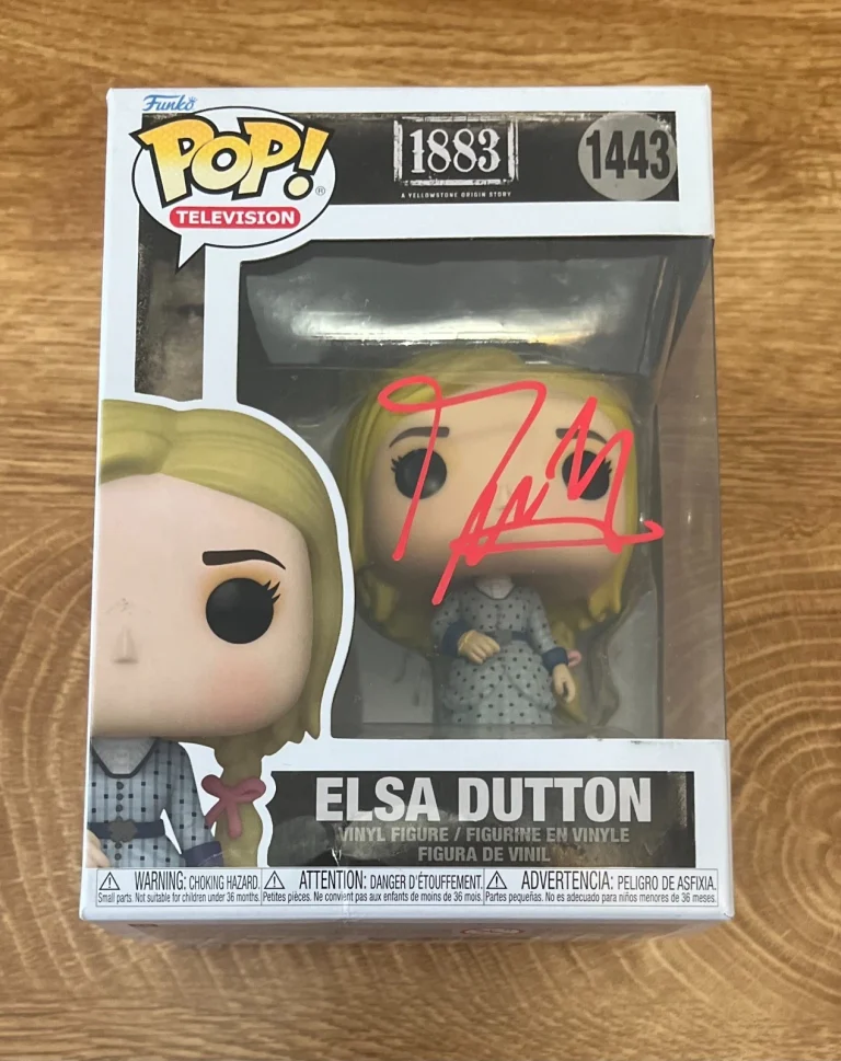 * ISABEL MAY * signed funko pop * ELSA DUTTON * 1883 * COA *
