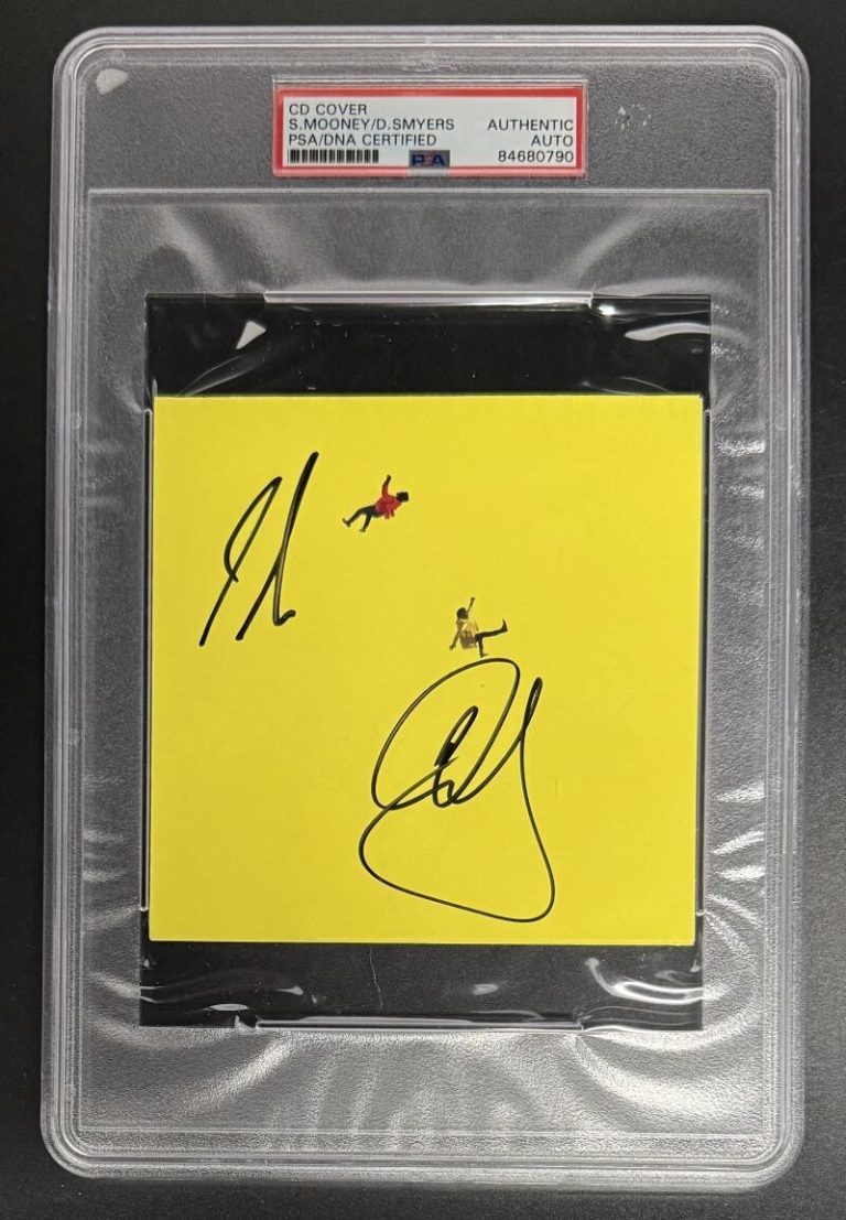 Dan + Shay Go To Bed Signed Autograph PSA/DNA Encapsulated Slabbed CD Cover COA