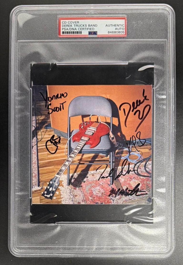 Derek Trucks Band Signed Autograph PSA/DNA Slabbed CD Cover COA Encapsulated