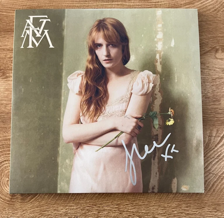 * FLORENCE WELCH * signed vinyl album * HIGH AS HOPE * THE MACHINE * COA