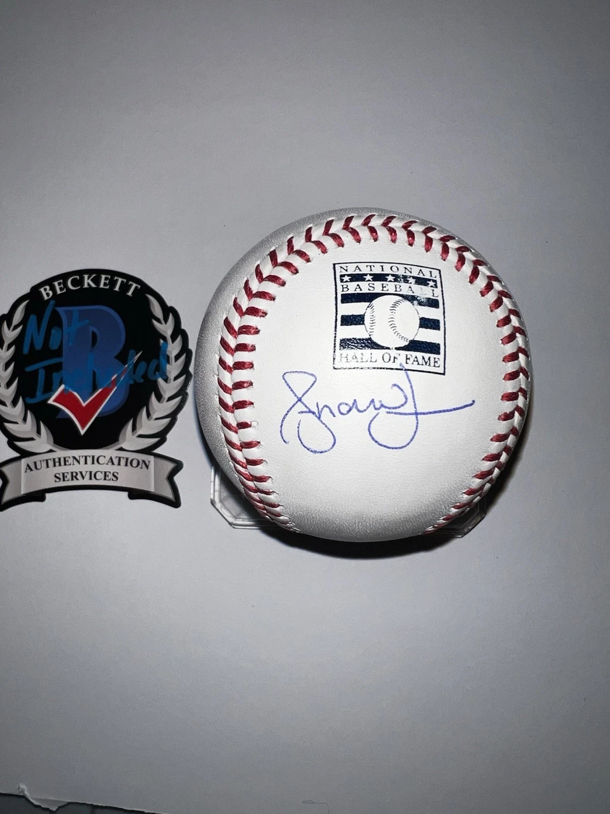 Andruw Jones Signed Official Hall Of Fame Baseball Atlanta Braves 2026 ...