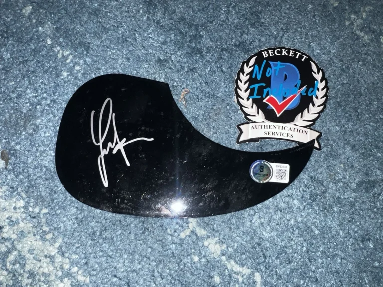 Lukas Nelson Signed Acoustic Pickguard Country Music Superstar Beckett #2