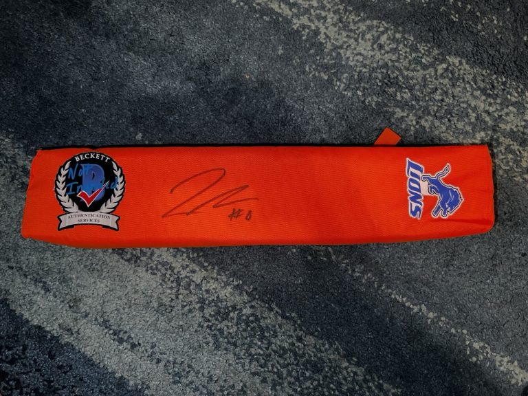 Jahmyr Gibbs Signed NFL Pylon Detroit Lions Legend Superstar Beckett