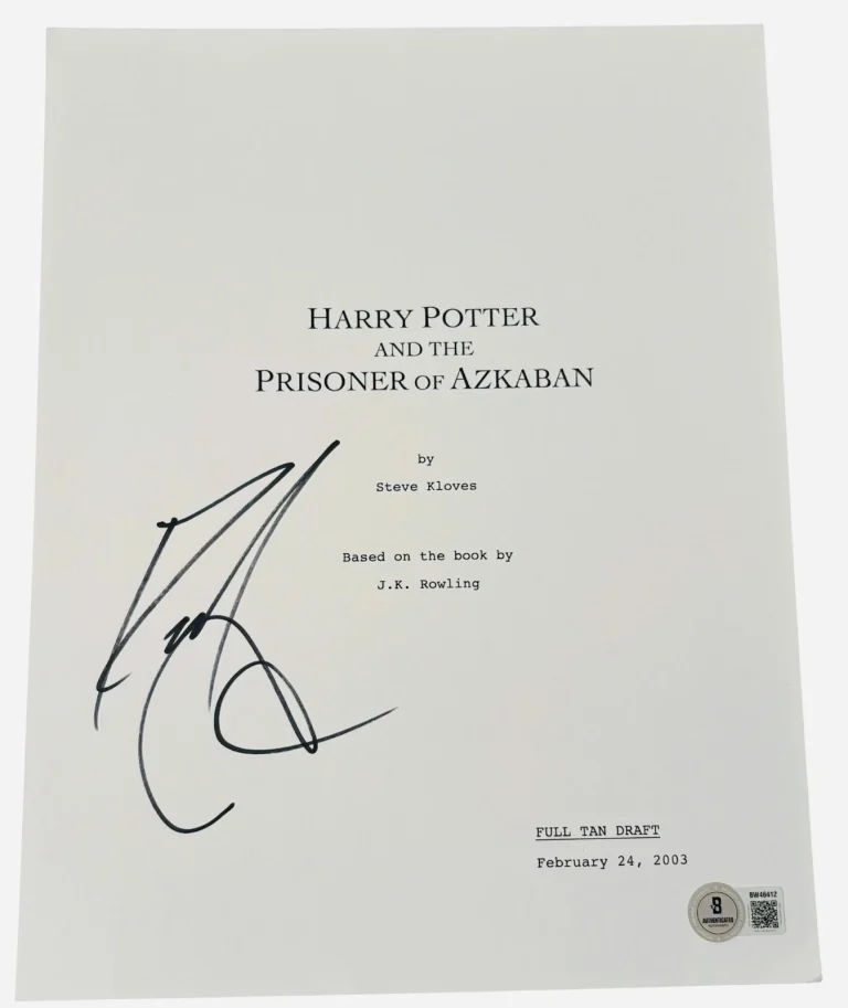 Daniel Radcliffe Signed Auto Harry Potter and the Prisoner of Azkaban Script BAS