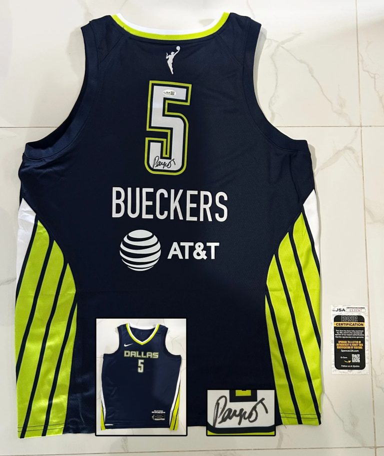 Paige Bueckers Signed Jersey Dallas Wings JSA 2 COA