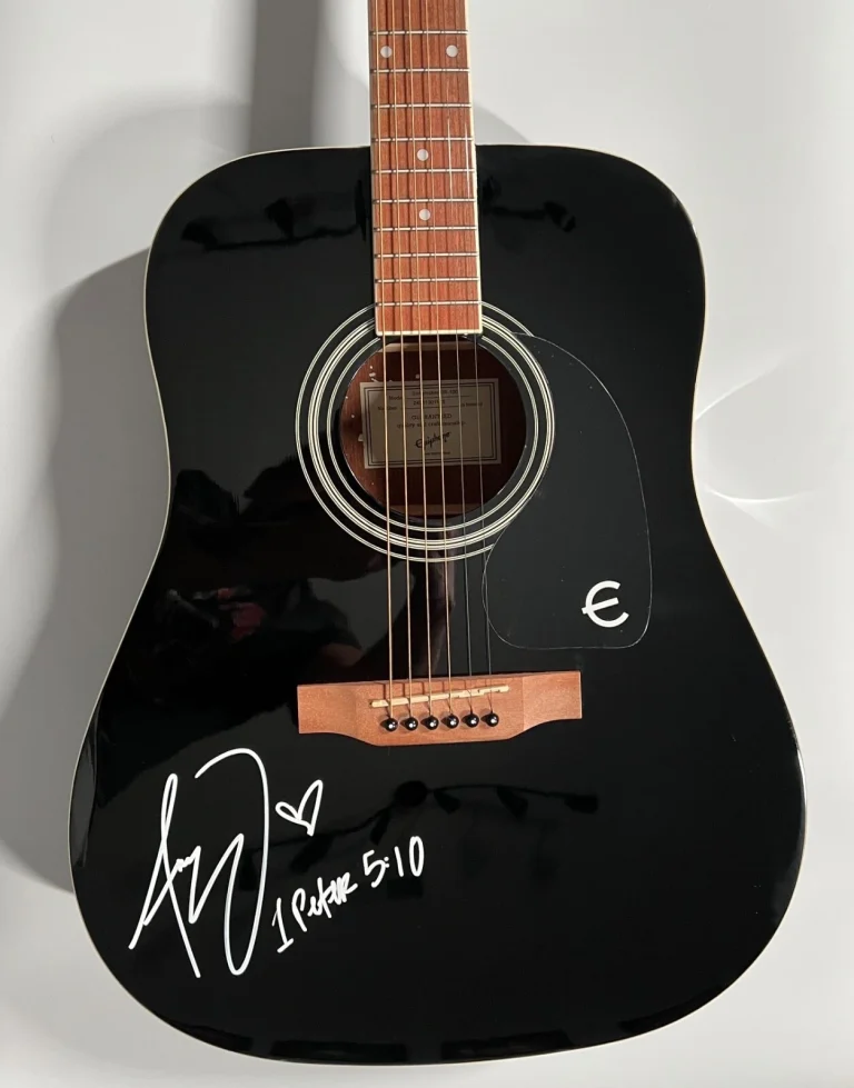 Anne Wilson ACOA Signed Autograph Acoustic Epiphone Guitar