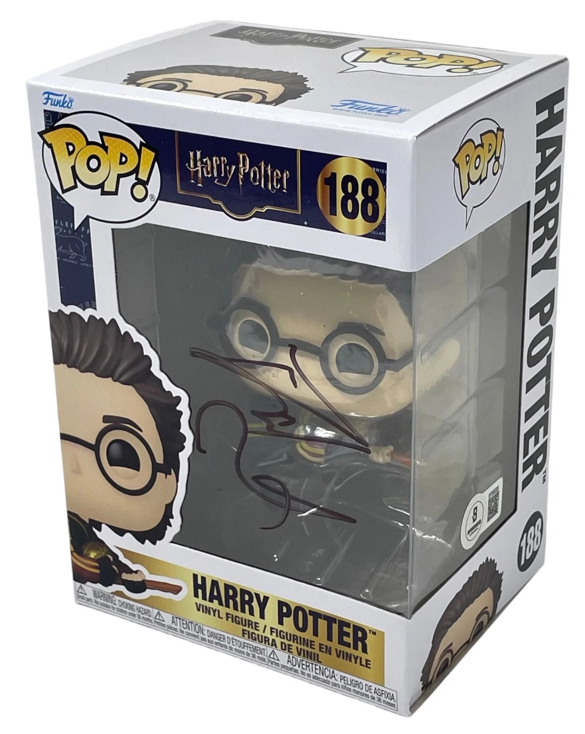 Pop 188 Daniel Radcliffe Signed Harry Potter Autograph Funko Pop #188 Figure ...
