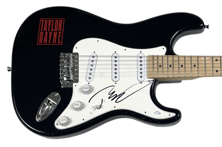 Taylor Dayne Signed Autograph Electric Guitar Tell It To My Heart Singer ACOA