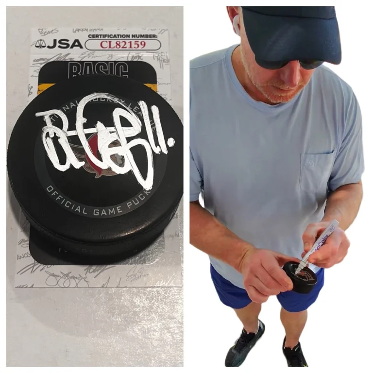 DANIEL ALFREDSSON SIGNED OTTAWA SENATORS GAME HOCKEY PUCK W/ CASE JSA COA