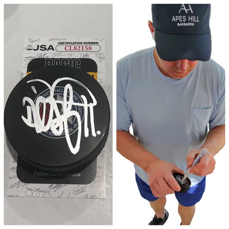 DANIEL ALFREDSSON SIGNED HOCKEY HALL OF FAME PUCK W CASE OTTAWA SENATORS JSA COA
