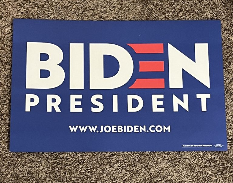 Joe Biden Kamala Harris 2020 Official Campaign Rally Sign Poster Biden Harris