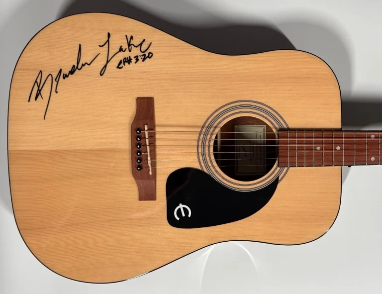 Brandon Lake ACOA Signed Autograph Acoustic Epiphone Guitar