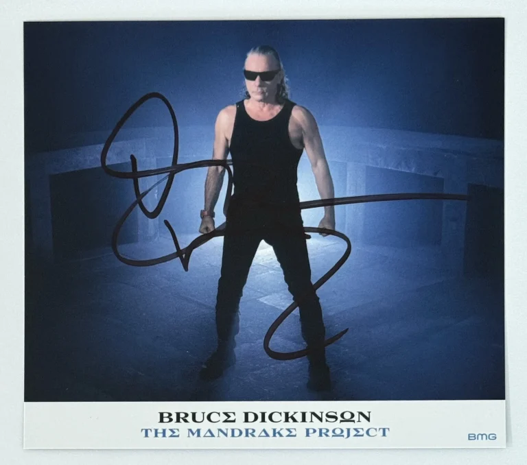 SIGNED Bruce Dickinson Iron Maiden Photo Picture PSA DNA COA Autographed