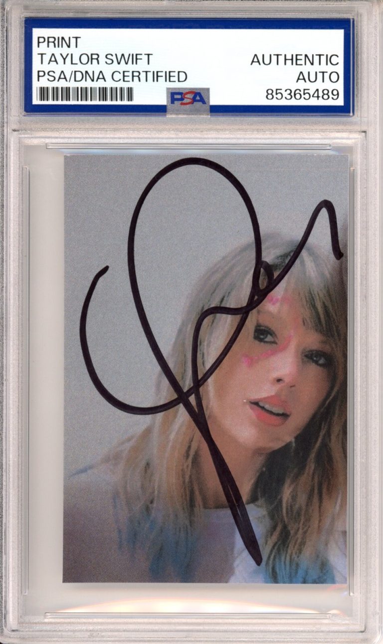 SIGNED TAYLOR SWIFT AUTOGRAPHED Lover Album Photo Print PSA DNA COA Certified