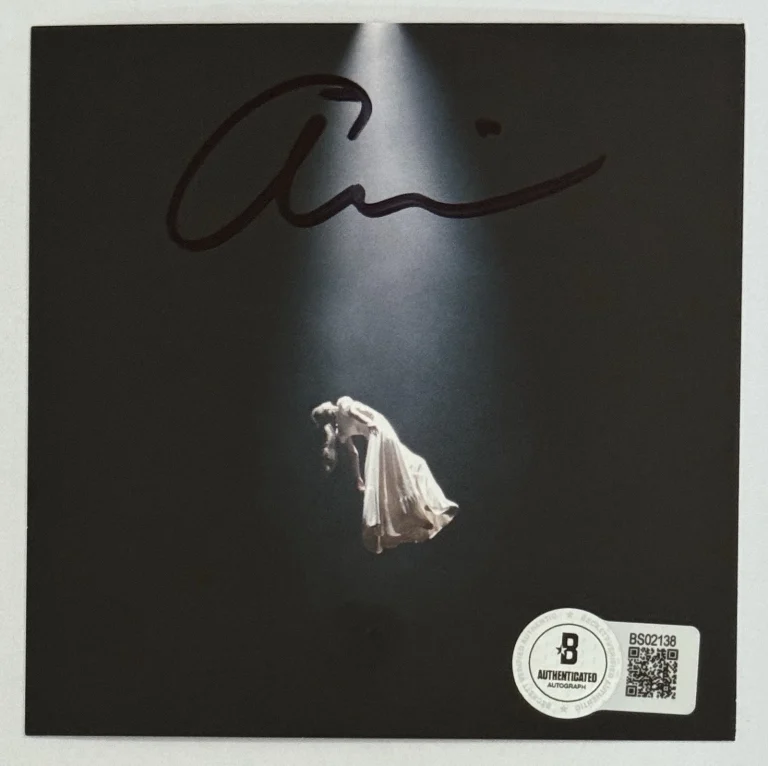 Ariana Grande SIGNED Eternal Sunshine Deluxe Floating Photo & CD BAS Beckett COA