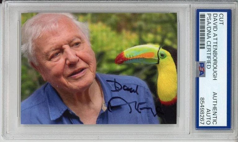 DAVID ATTENBOROUGH SIGNED PHOTO AUTOGRAPHED PSA DNA COA AUTHENTIC PLANET EARTH