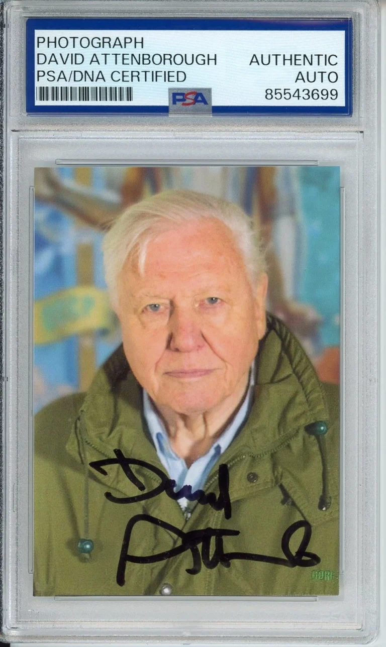 DAVID ATTENBOROUGH SIGNED AUTOGRAPHED STUNNING PLANET EARTH PHOTO PSA DNA COA