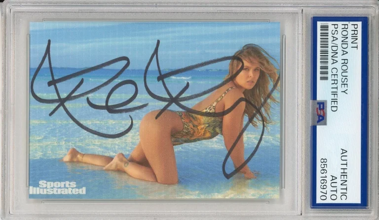 Ronda Rousey Sports Illustrated Swimsuit Photo Picture PSA DNA COA AUTOGRAPHED
