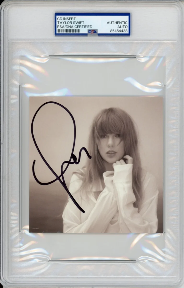Signed TAYLOR SWIFT TTPD Tortured Poets Department Photo PSA DNA COA AUTOGRAPHED