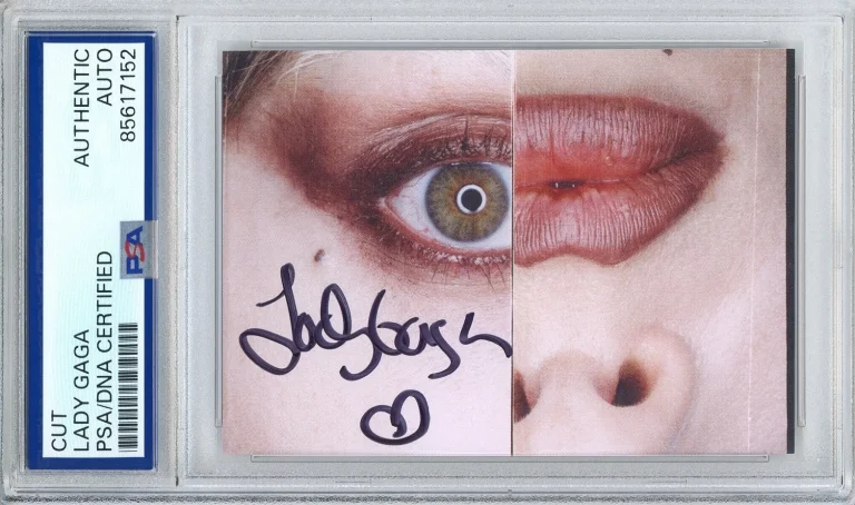 Lady Gaga Mayhem AUTOGRAPH SIGNED CD Cover Photo Card PSA DNA COA Authentic