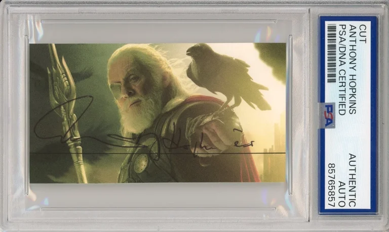 SIGNED Anthony Hopkins THOR Marvel Movie Picture Photo PSA DNA COA Cut Autograph