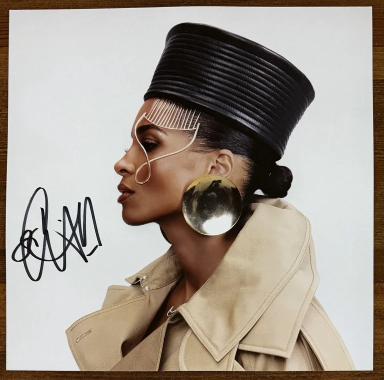 SIGNED Ciara Album Art Photo Card Autograph & Cici RED Vinyl LP PSA DNA COA