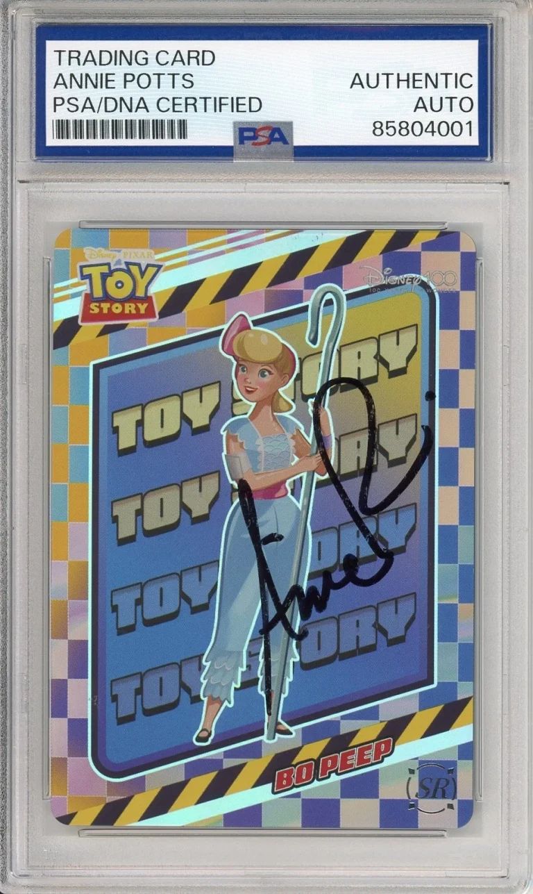 2023 KAKAWOW HOTBOX DISNEY 100 TOY STORY SIGNED BO PEEP ANNIE POTTS PSA DNA COA