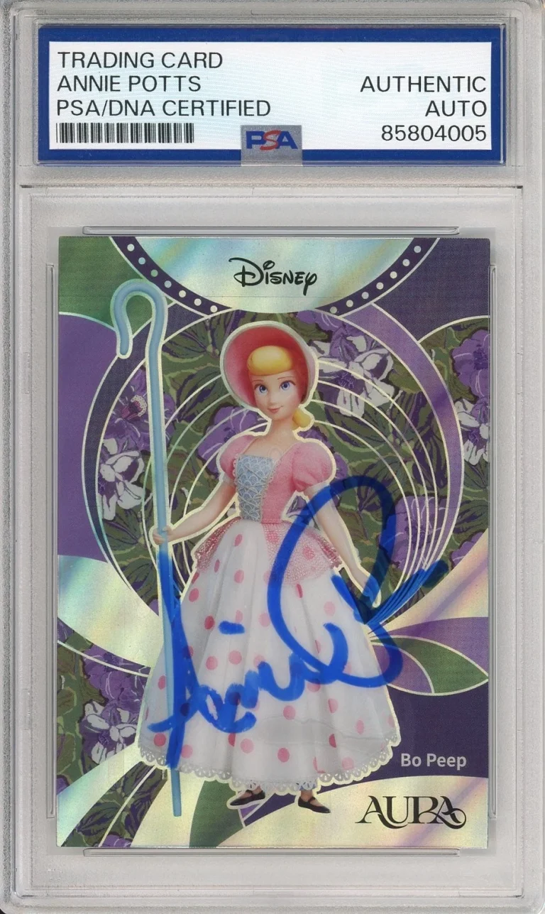 2025 KAKAWOW AURA /345 DISNEY TOY STORY SIGNED BO PEEP ANNIE POTTS PSA DNA COA