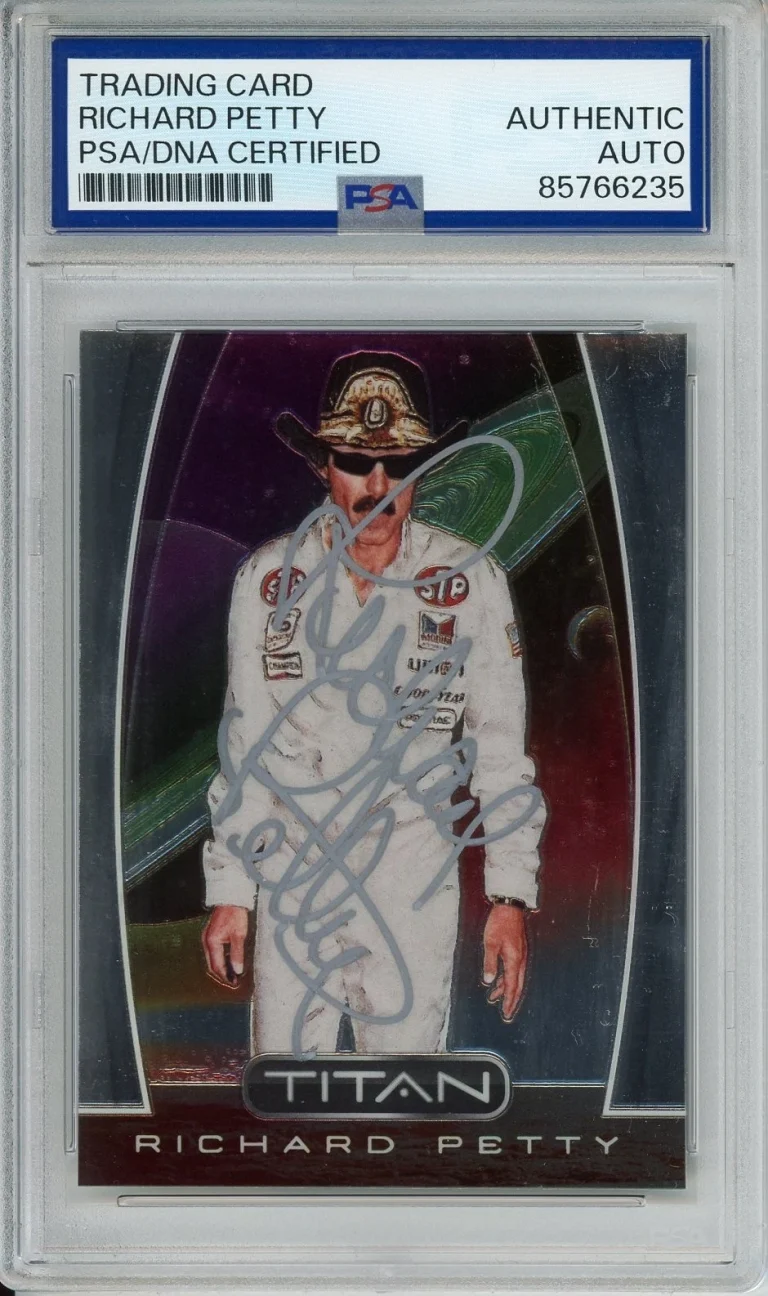 2020 PANINI CHRONICLES TITAN RACING RICHARD PETTY SIGNED AUTOGRAPH PSA DNA COA