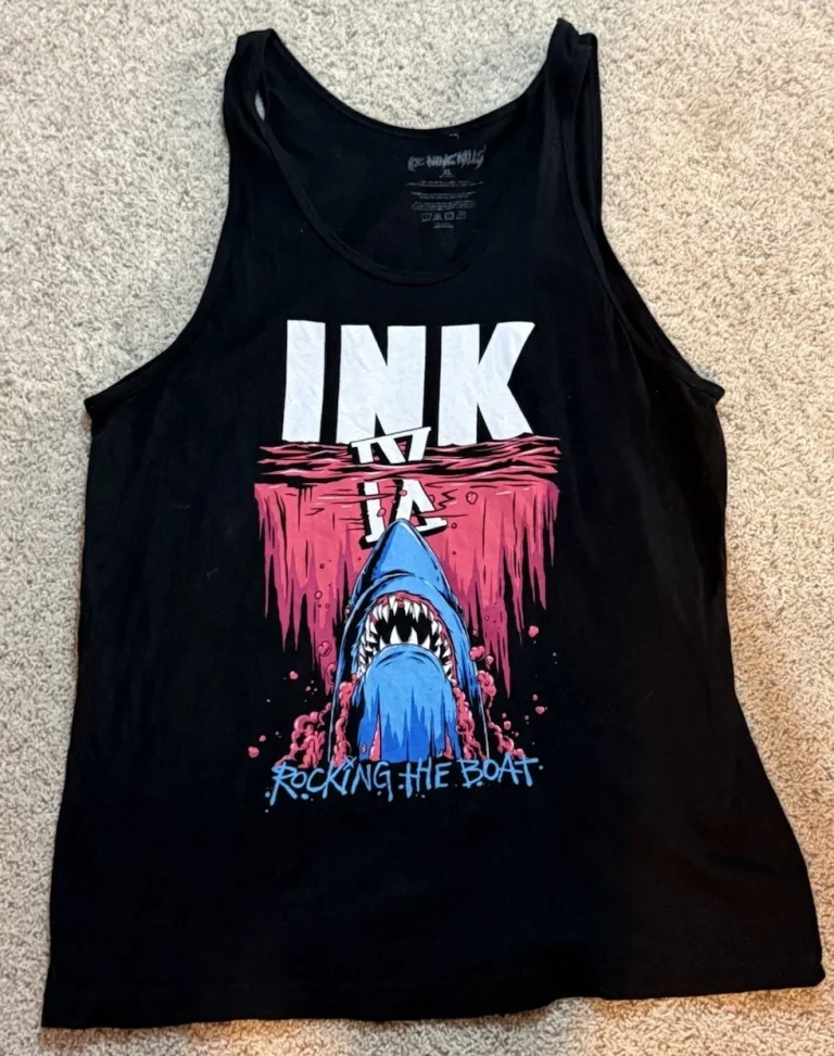 Ice Nine Kills Tank Top Rocking The Boat Size Extra Large Unisex Black