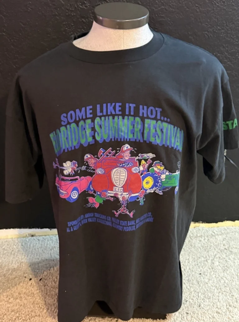 Vintage Eldridge Summer Festival Rare Staff T-Shirt Size XL Some Like It Hot!