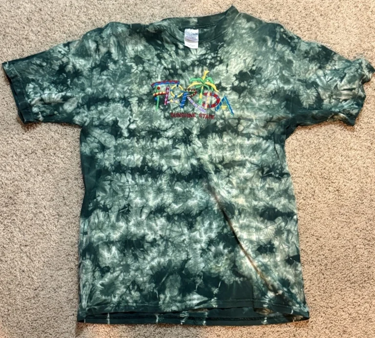 Vintage Florida Green Tie-dye Women’s Medium Tourist Souvenir T-Shirt