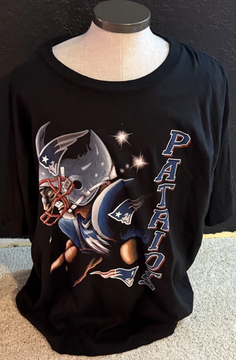 New England Patriots Men’s Shirt NFL Size 3X Big Y2K Game Face NWOT