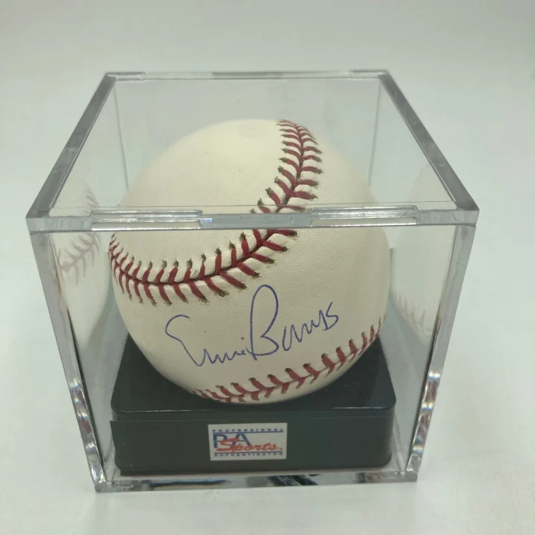 Ernie Banks Signed Major League Baseball PSA DNA Graded 10 GEM MINT