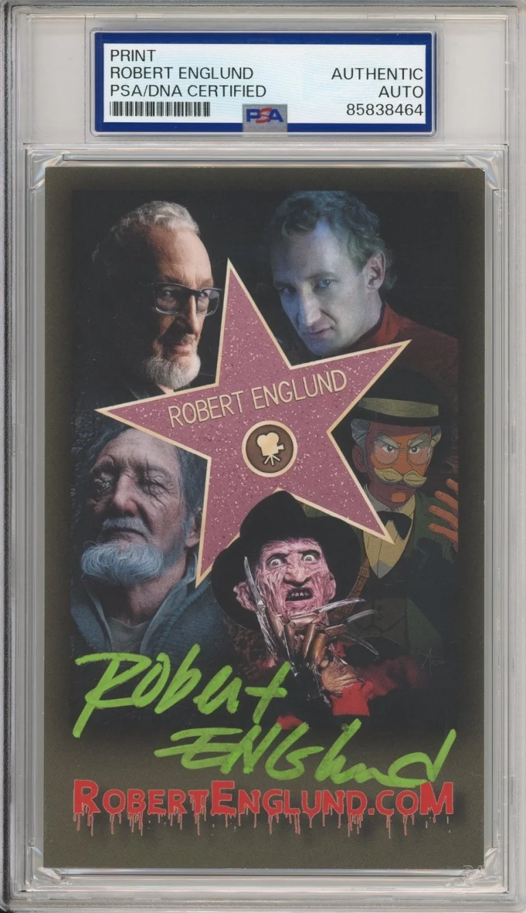 ROBERT ENGLUND SIGNED PHOTO FREDDY KRUEGER PSA DNA COA Nightmare On Elm Street
