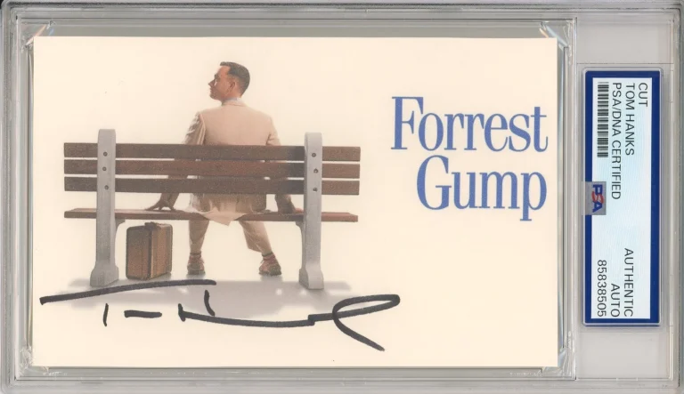 SIGNED Tom Hanks Forrest Gump Movie Picture PSA DNA COA Autographed Photo Cut