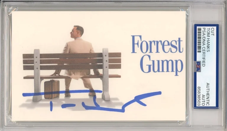Tom Hanks SIGNED Forrest Gump Movie Picture PSA DNA COA Autograph Photograph