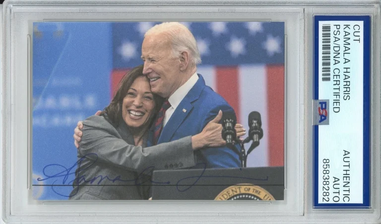 Vice President Kamala Harris SIGNED Picture Biden PSA DNA Authentic AUTOGRAPH