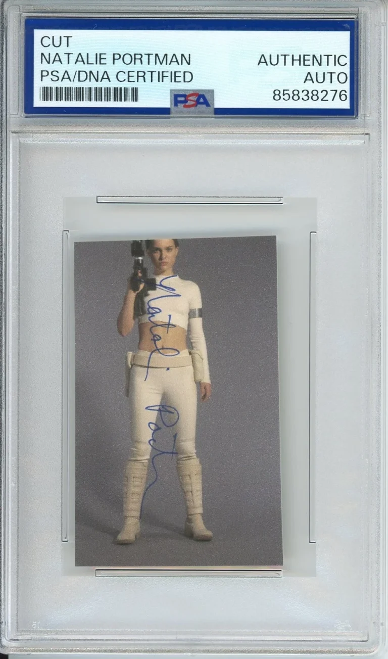 Natalie Portman SIGNED Star Wars Padme Amidala Cut Signature PSA DNA AUTOGRAPH