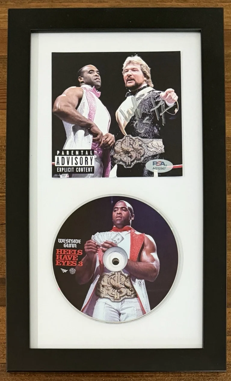 SIGNED FRAMED Westside Gunn AUTOGRAPH Heels Have Eyes Cover Card CD PSA DNA COA
