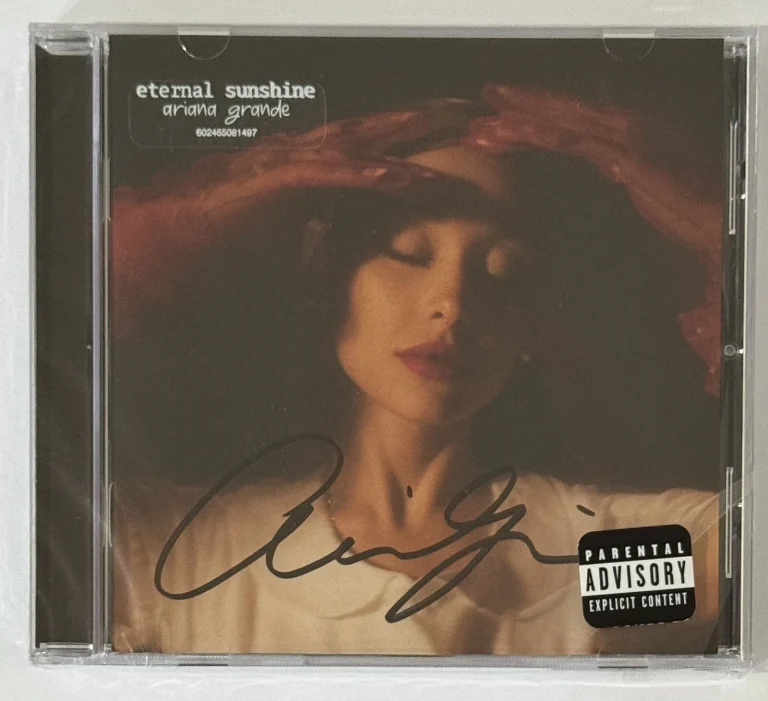 Ariana Grande SIGNED SEALED Eternal Sunshine Autographed CD & FULL SIGNATURE #1