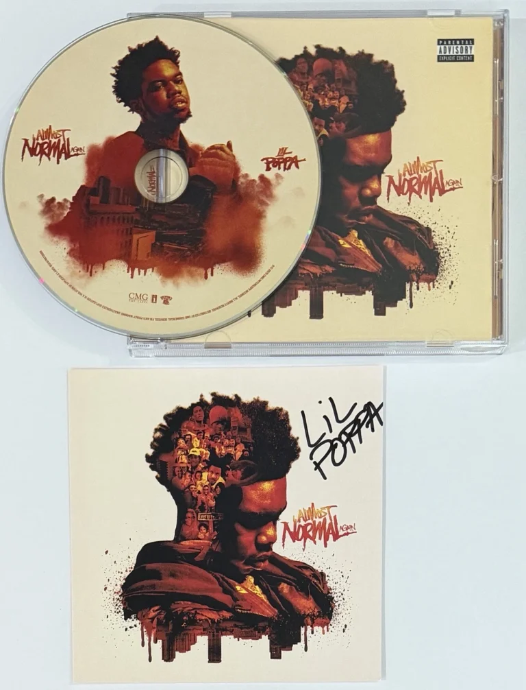 SIGNED Lil Poppa Almost Normal Again Album Card & CD BAS Beckett COA AUTOGRAPH
