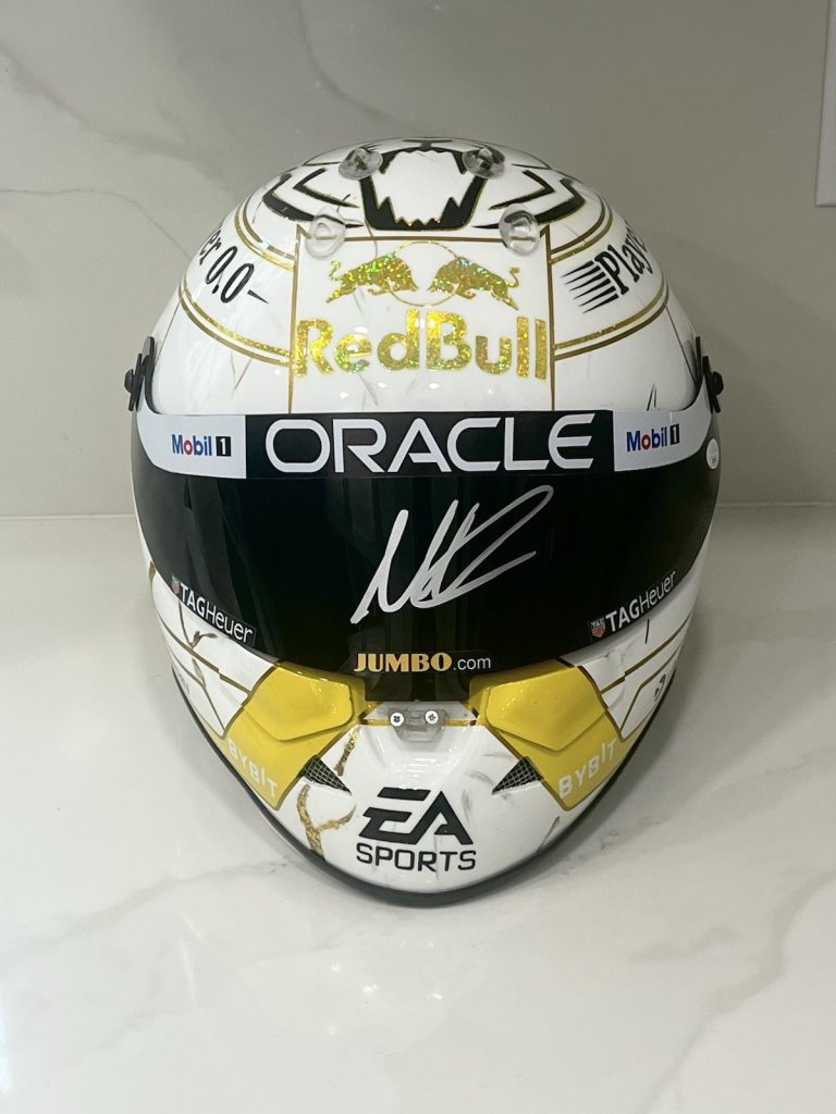 Max Verstappen Hand Signed 2024 Championship Full Size 1:1 Helmet BECKETT CERT
