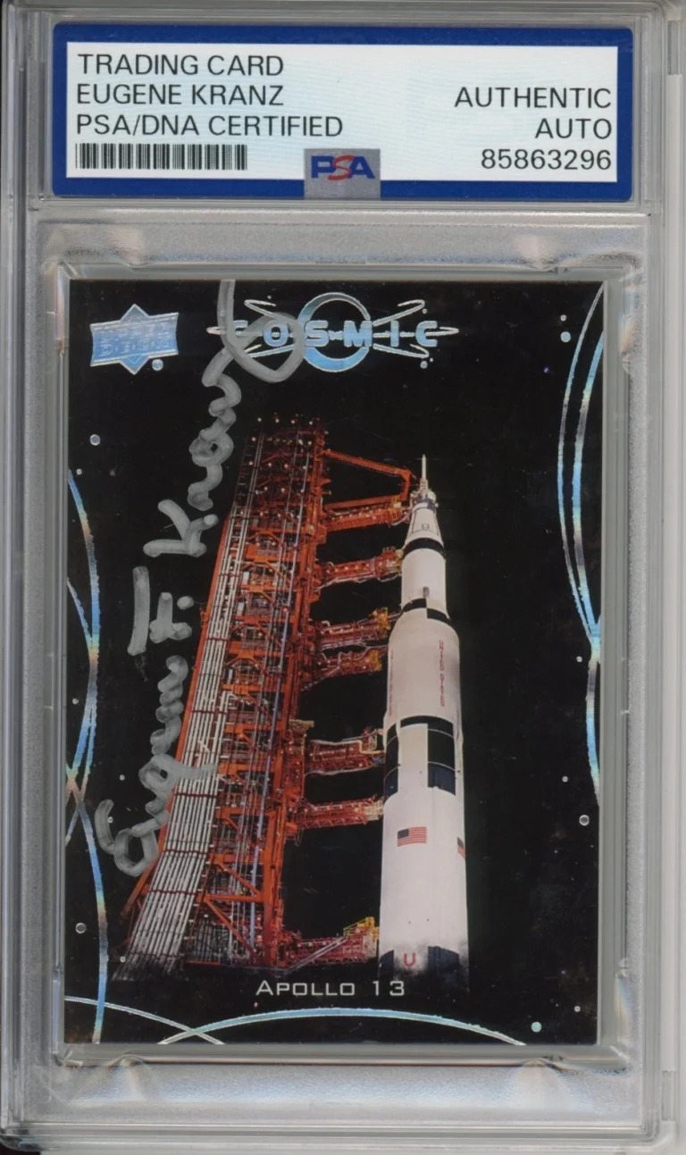 2020 UPPER DECK COSMIC EUGENE KRANZ SIGNED PSA DNA COA AUTOGRAPH NASA APOLLO 13