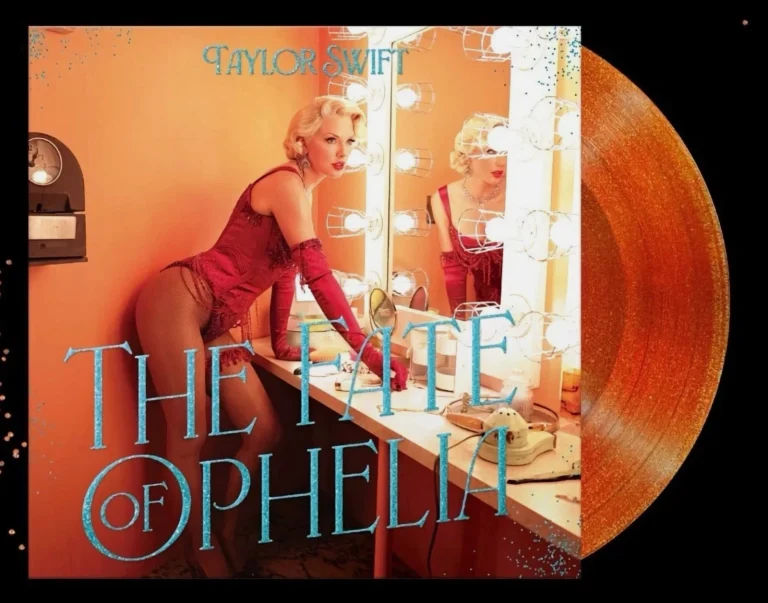 Taylor Swift The Fate of Ophelia LP Orange Glitter 7