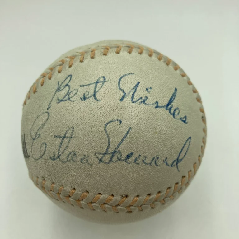 Beautiful Elston Howard Single Signed Baseball PSA DNA & Beckett COA