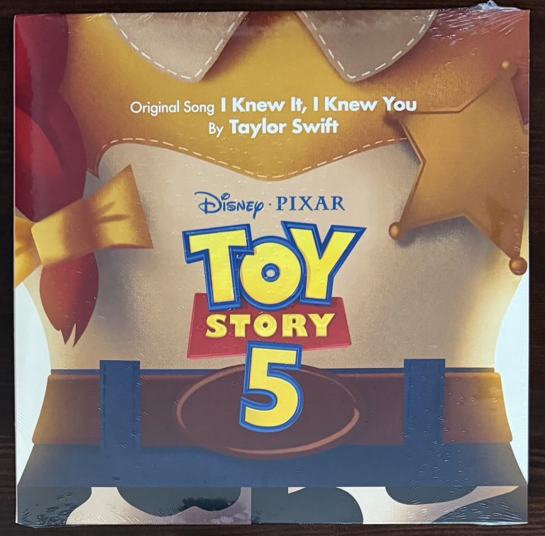 Taylor Swift I Knew It I Knew You Disney Toy Story Vinyl Sheriff Badge IN HAND !