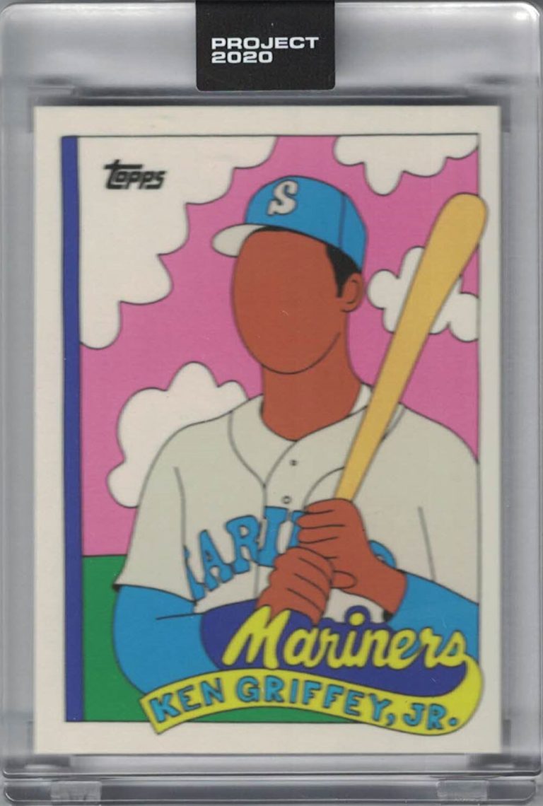 Ken Griffey Jr Seattle Mariners 2020 Topps Project #201 Artist Trading Card