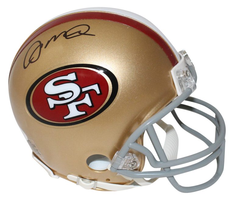 Joe Montana Autographed San Francisco 49ers VSR4 Mini Helmet JSA 40325
