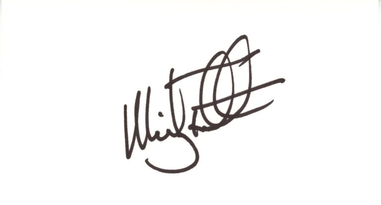 Mickey Tettleton Autographed Detroit Tigers Index Card Beckett 45315